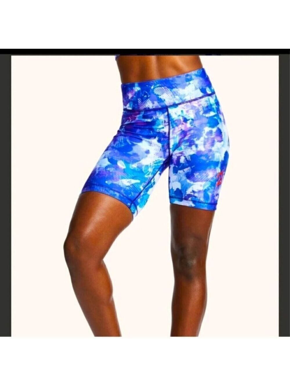 NWT PELOTON | Blue Moves High Waist Bike Shorts sz S